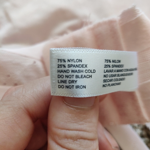 NWOT Nautica Intimates Seamless Light Pink Lacy Bralette 3X - Picture 12 of 12